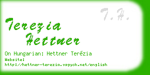 terezia hettner business card